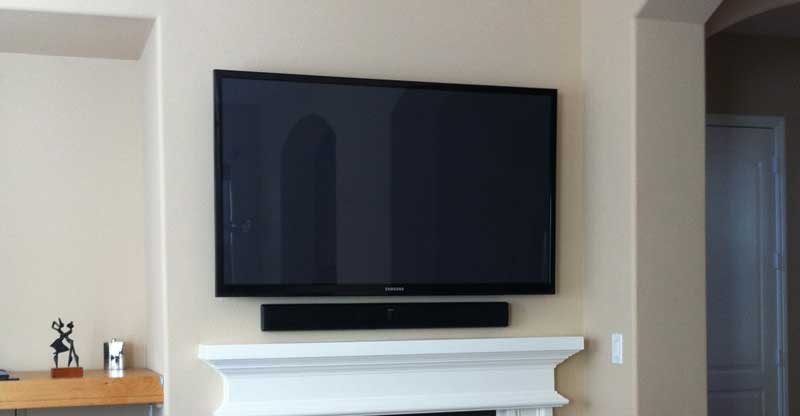 TV mounted on wall in Reno, NV